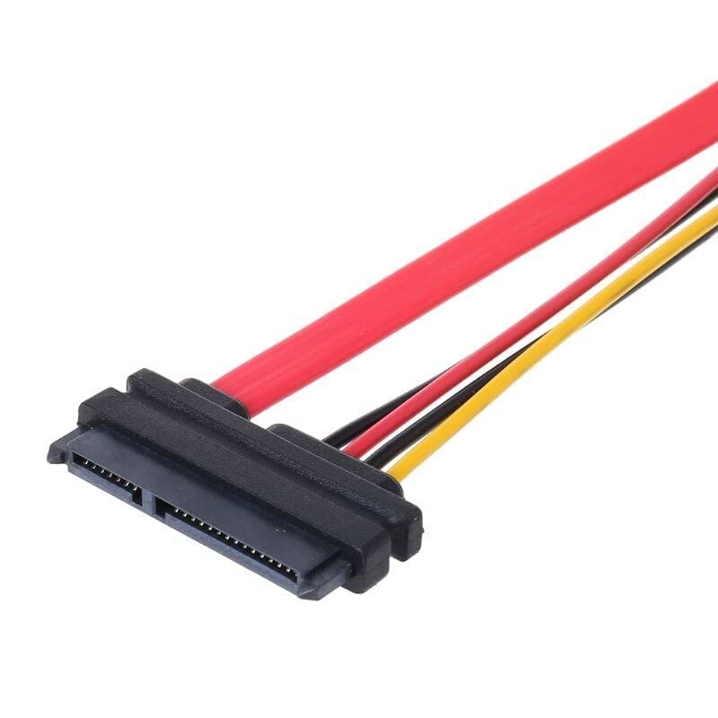 Paruht 22Pin Male to Female SATA Power Cable 22Pin (7+15) Male Plug to 22 Pin (7+15) Female Jack Connector SATA ATA Data Power Combo Extension Cables Wire Cords - Image 3