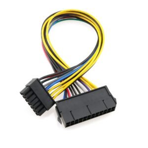 Paruht® 24Pin to 14Pin PC Power Supply Upgrade Manually Convert 24-Pin to 14-Pin Cable Main Board Adapter Cable 20cm for ATX Power Supply