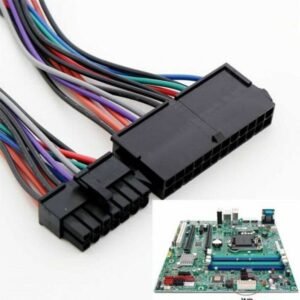 Paruht® 24Pin to 14Pin PC Power Supply Upgrade Manually Convert 24-Pin to 14-Pin Cable Main Board Adapter Cable 20cm for ATX Power Supply