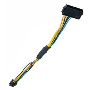 PARUHT 24 Pin to 8 Pin ATX 24-Pin to 8-Pin 18AWG Power Supply Adapter Cable for Motherboards