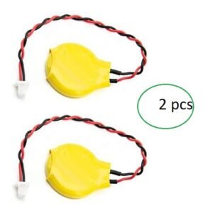 Paruht 2pcs CR2032 3V PLC BIOS CMOS Notebook Laptop Lithium Mother Board Battery 2 Pin Connector