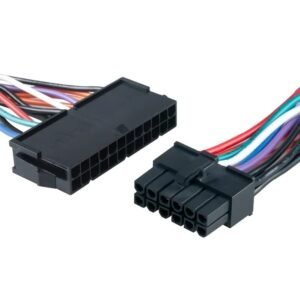 Paruht ATX 24 Pin Female to 12 Pin Male Power Supply Cable Cord PSU