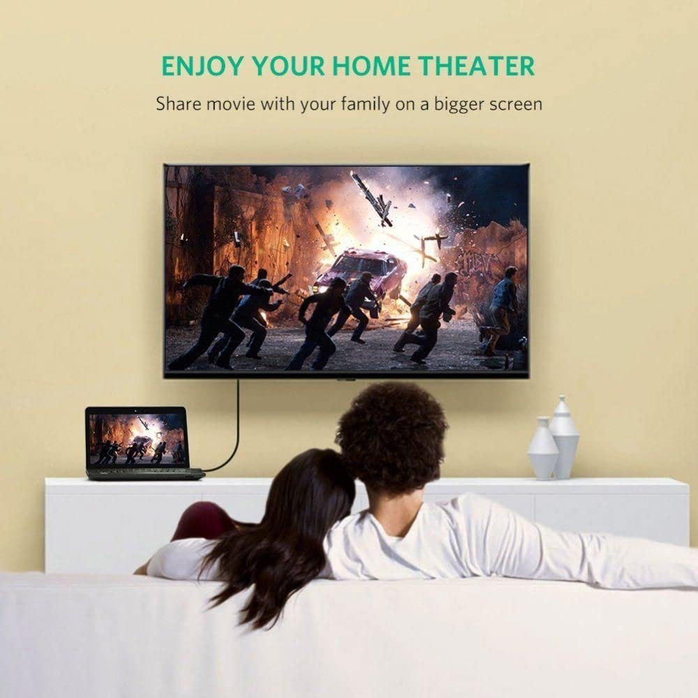 PARUHT DisplayPort DP to DP DisplayPort Cable, DP to DP Male to Male Cable Cord for PC, Laptop, TV & Gaming Monitor - 4K@30Hz Resolution Ready (1.8 meters, 180 cms) - Image 5