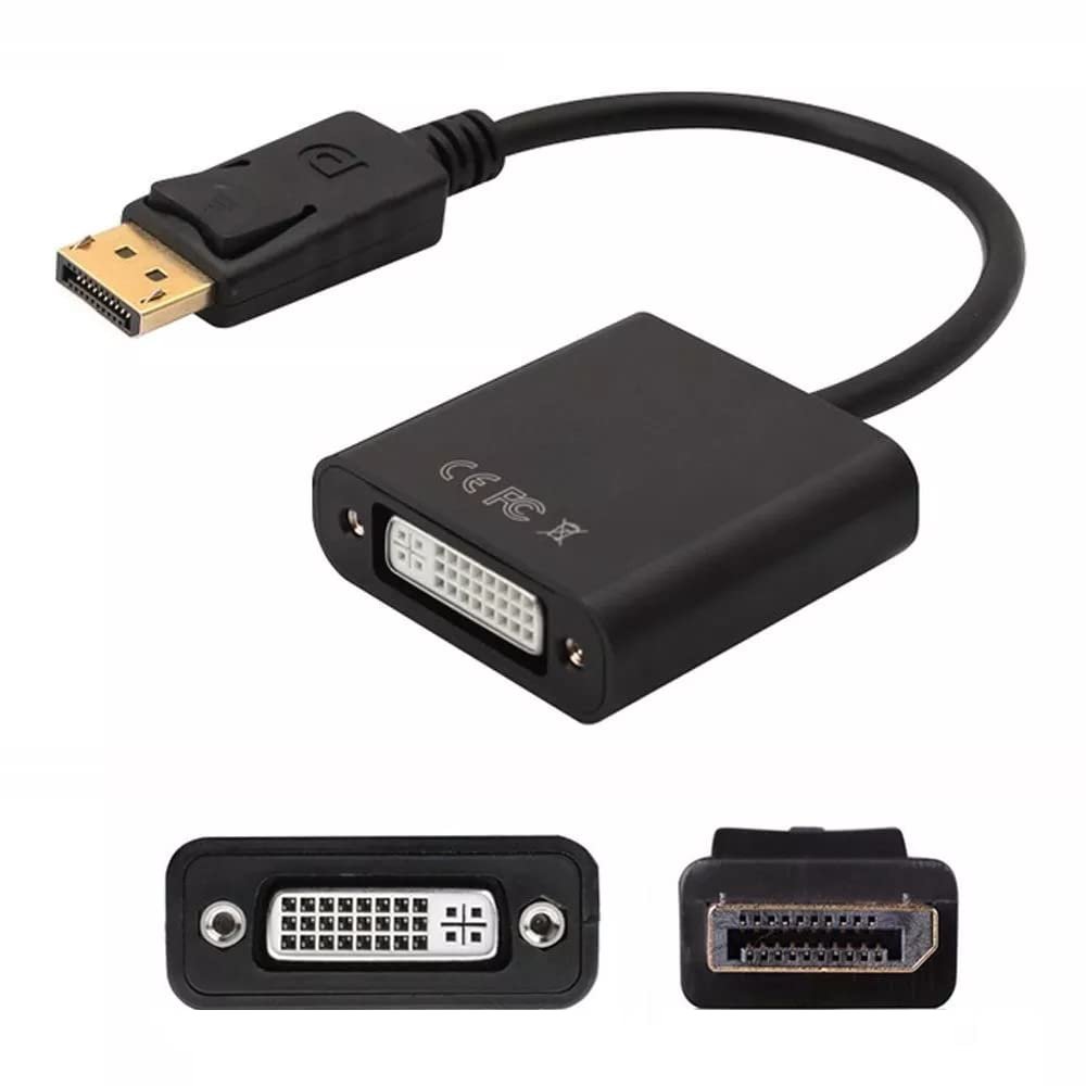 Paruht Displayport DP Male to DVI-I Female Cable Adapter - Image 3