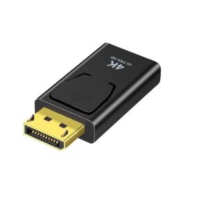 Paruht DisplayPort to HDMI Adapter, DP to HDMI 1080p@60Hz FHD Converter Uni-Directional Display Port DP to HDMI Passive Adapter 1.3 Version Compatible with PC, Laptop, Monitor, TV, Projector for video