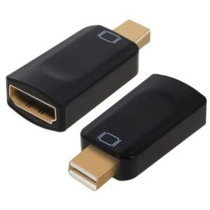 PARUHT Mini DP Thunderbolt Mini Display Port Male to HDMI Female Adapter Converter (Mini DP to HDMI)