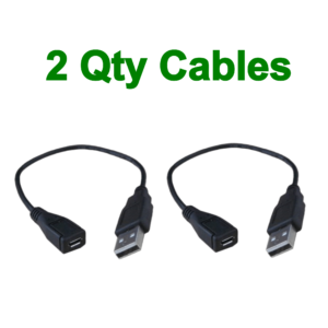 PARUHT ||2 pcs|| Micro USB Female to USB Male Cable OTG