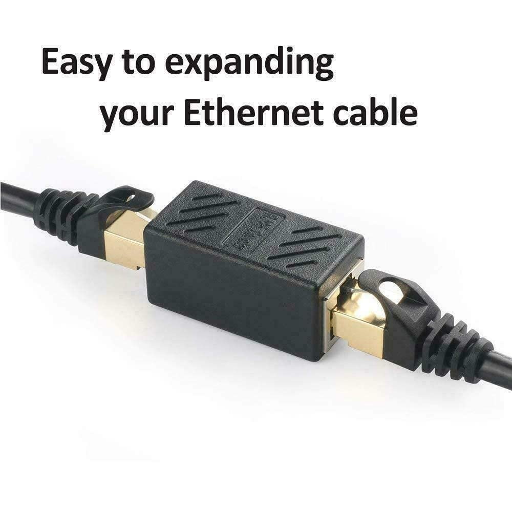 PARUHT RJ45 Coupler Ethernet Coupler Cat7, Cat6 Cat5e RJ45 8P8C Inline lan Coupler Ethernet Extender Adapter Adsl Extension Jointer Extending the Ethernet Cables Female to Female Connector - Image 5