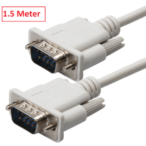 Paruht Serial Cable 9 Pin Male to Male DB9 1.5 Meter