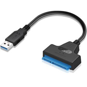 PARUHT SATA to USB Adapter Cable for 2.5 inch SSD and HDD, USB 3.0 to SATA III Hard Driver Adapter,Support UASP SATA to USB Cable SATA Adapter Cable USB to SATA Adapter HDD