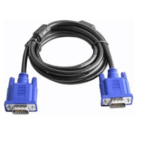 PARUHT Premium Male to Male VGA Cable 1.5 Meter, Support PC/Monitor/LCD/LED, Plasma, Projector, TFT. VGA to VGA Converter Adapter Cable