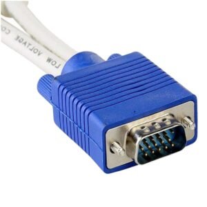 PARUHT VGA Y Splitter Cable 1 Male VGA to 2 Female VGA Splitter Cable, Support PC/Monitor/LCD/LED, Plasma, Projector, VGA to VGA Converter Adapter Cable