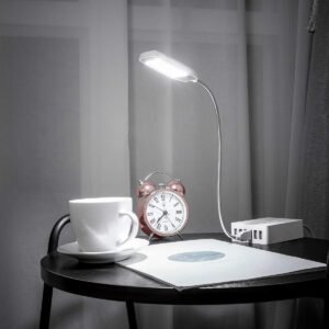 PARUHT 28 LEDs Portable Flexible 5V Pc Computer USB LED Book Desk Lamp
