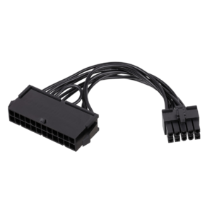 PARUHT 24 Pin Female to 10 Pin Male Adapter Power Supply Cable 10cm