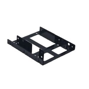 PARUHT 2.5″ to 3.5″ Bay SSD/HDD Internal Hard Drive Dual Holder Metal