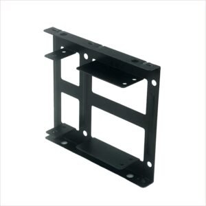 PARUHT 2.5″ to 3.5″ Bay SSD/HDD Internal Hard Drive Dual Holder Metal