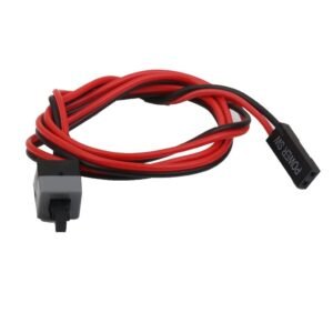 PARUHT Computer Motherboard Power Cable Switch on/off/Reset Button Replacement Cabinet