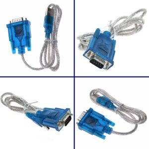 PARUHT USB to RS232-DB9 Cable Serial Adapter, USB 2.0 to RS-232 Serial 9-Pin Converter