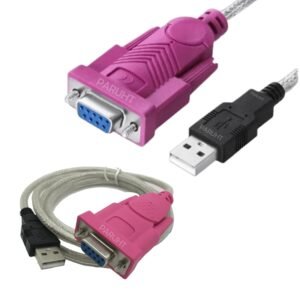 PARUHT USB Male to RS232 Female Serial Port Adapter Cable